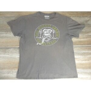 Gas Monkey Garage T-shirt XL Gray Blood Sweat Beers Custom Cars Dallas Grunge